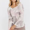T-SHIRT MANCHES LONGUES COL ROND -