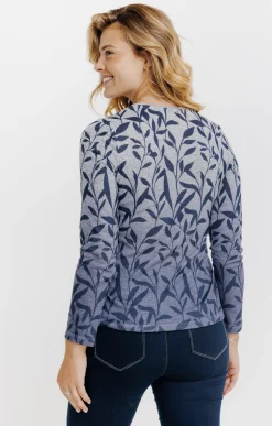 T-SHIRT MANCHES LONGUES COL V -