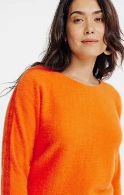 T-SHIRT MANCHES LONGUES COL ROND -