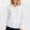 T-SHIRT MANCHES LONGUES DENTELLE -
