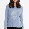 T-SHIRT MANCHES LONGUES SEQUINS -