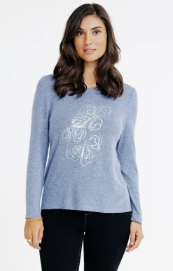 T-SHIRT MANCHES LONGUES SEQUINS -