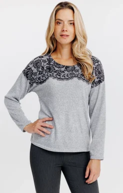T-SHIRT UNI MANCHES LONGUES -