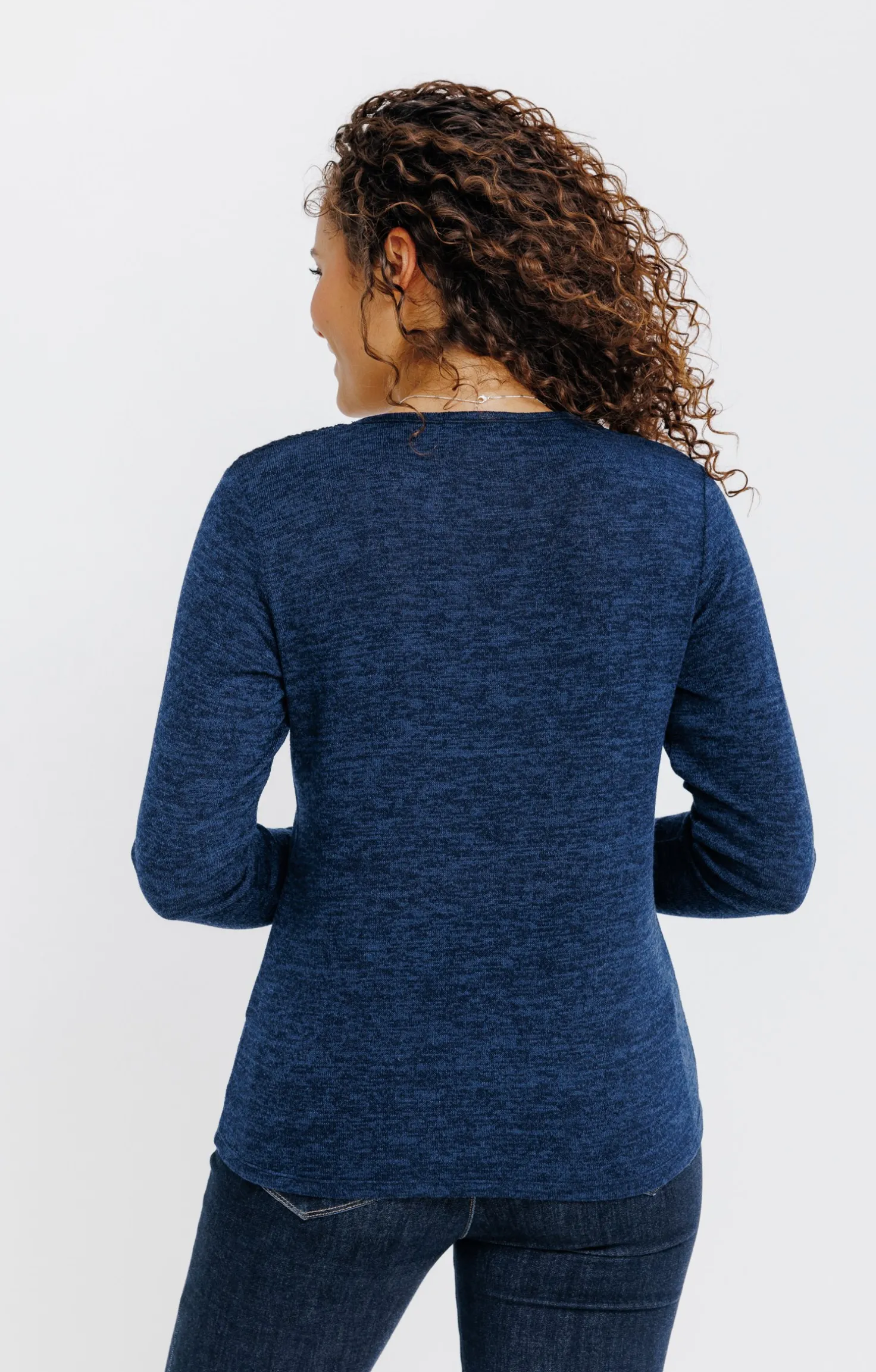 T-SHIRT UNI MANCHES LONGUES -