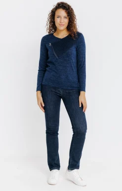 T-SHIRT UNI MANCHES LONGUES -