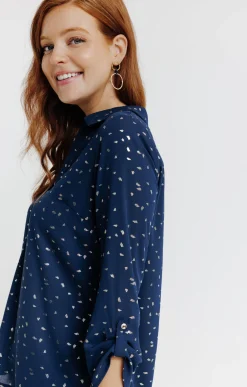 Tunique col chemise -