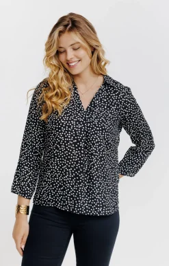 TUNIQUE IMPRIMEE MOTIF POIS -