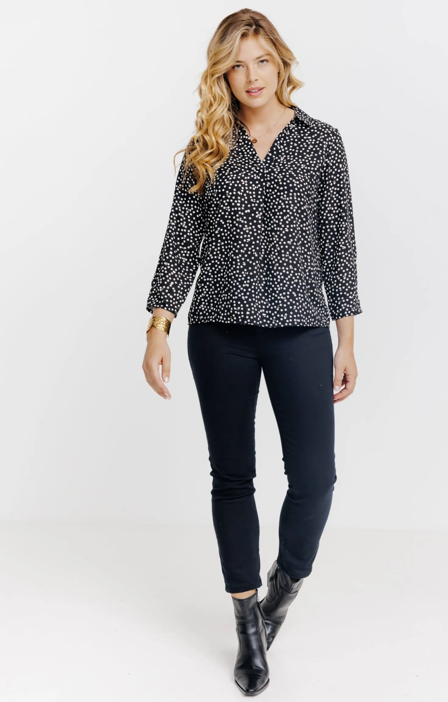 TUNIQUE IMPRIMEE MOTIF POIS -