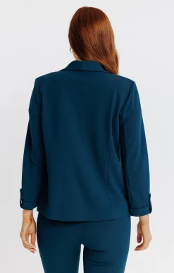 VESTE BLAZER AVEC COL CHÂLE -
