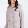 Veste en suédine non doublée -