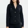VESTE NON DOUBLEE, BOUTONEE -