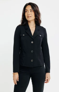 VESTE NON DOUBLEE, BOUTONEE -