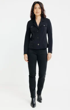 VESTE NON DOUBLEE, BOUTONEE -