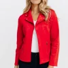 Veste perfecto en suédine non doublée -