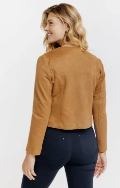 Veste suédine non doublée -